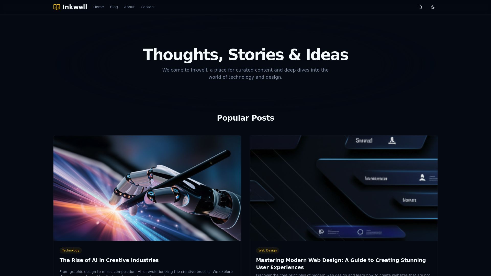 Layout preview for Default Home